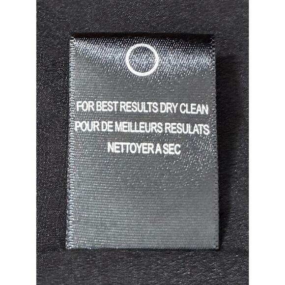 Halston Heritage Women's Faux Wrap Crepe Black Dress Classic Professional NWT - Picture 12 of 13